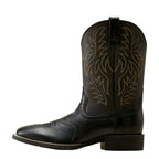 ARIAT Boots Ariat Men's Sport Wide Black Deertan Square Toe Cowboy Boot 10016292