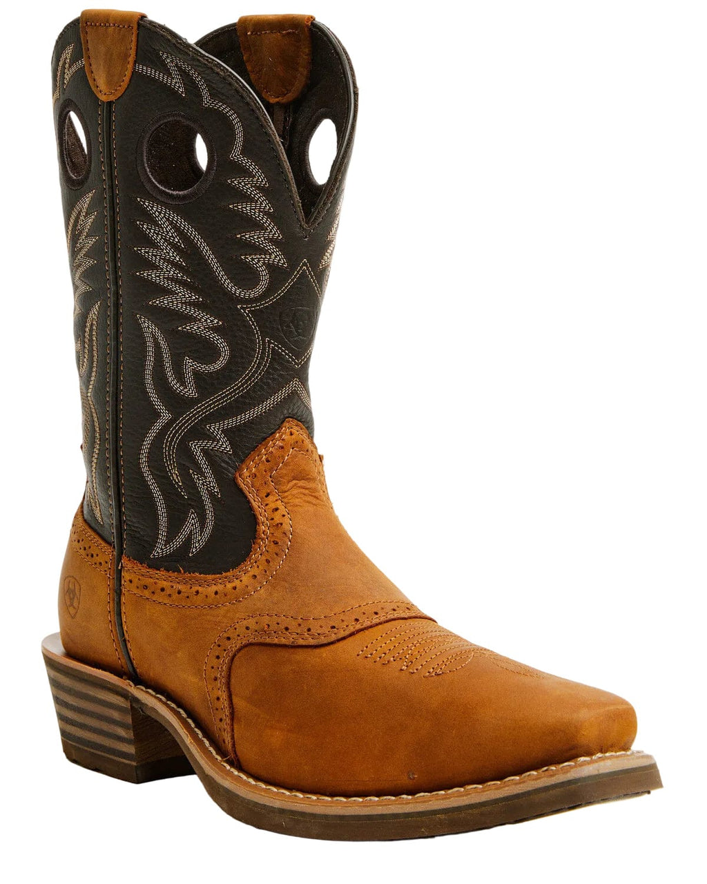 ARIAT Boots Ariat Men's Status Brown Heritage Roughstock Western Boot 10074219
