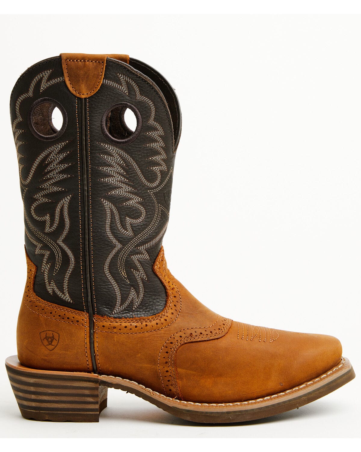 ARIAT Boots Ariat Men's Status Brown Heritage Roughstock Western Boot 10074219