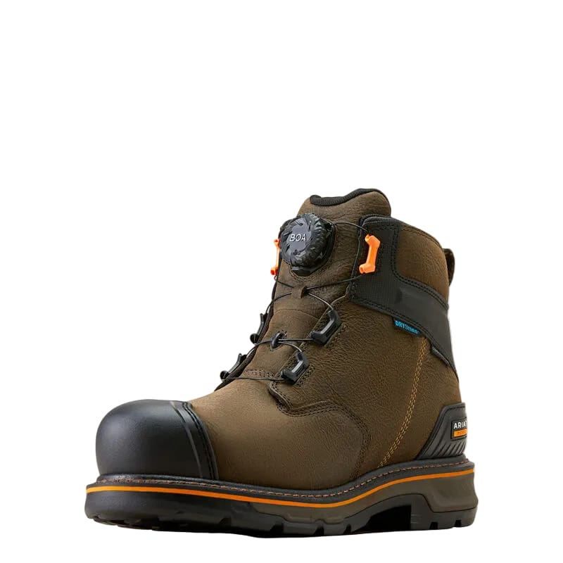 ARIAT Boots Ariat Men's Stump Jumper BOA 6" Waterproof Composite Toe Work Boot 10048060