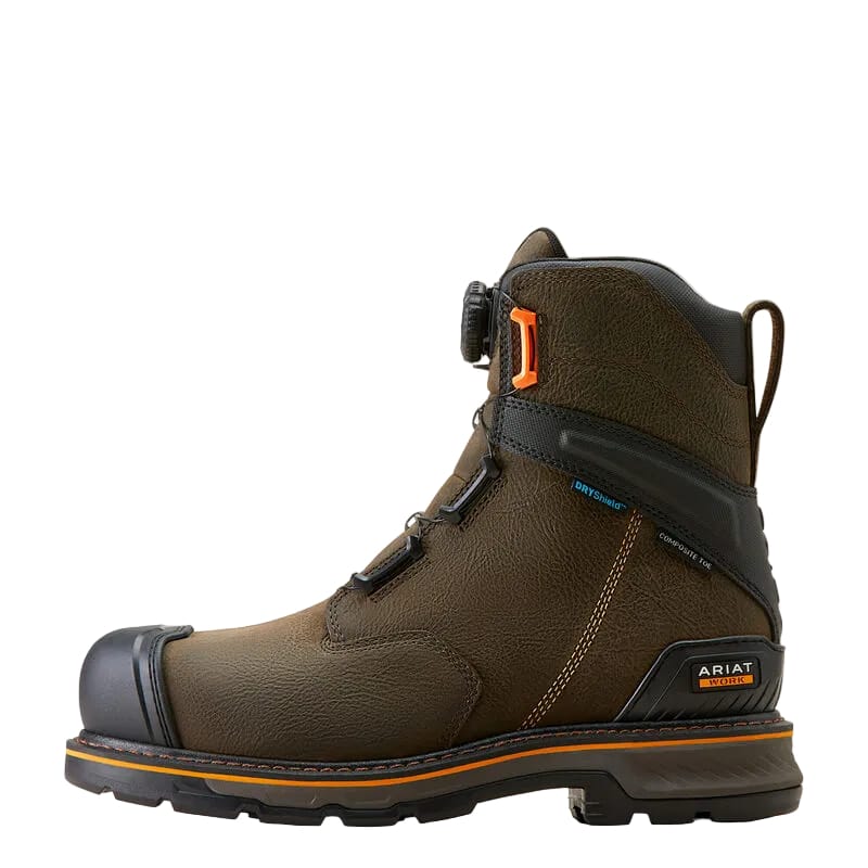 ARIAT Boots Ariat Men's Stump Jumper BOA 8" Waterproof Composite Toe Work Boot 10048059