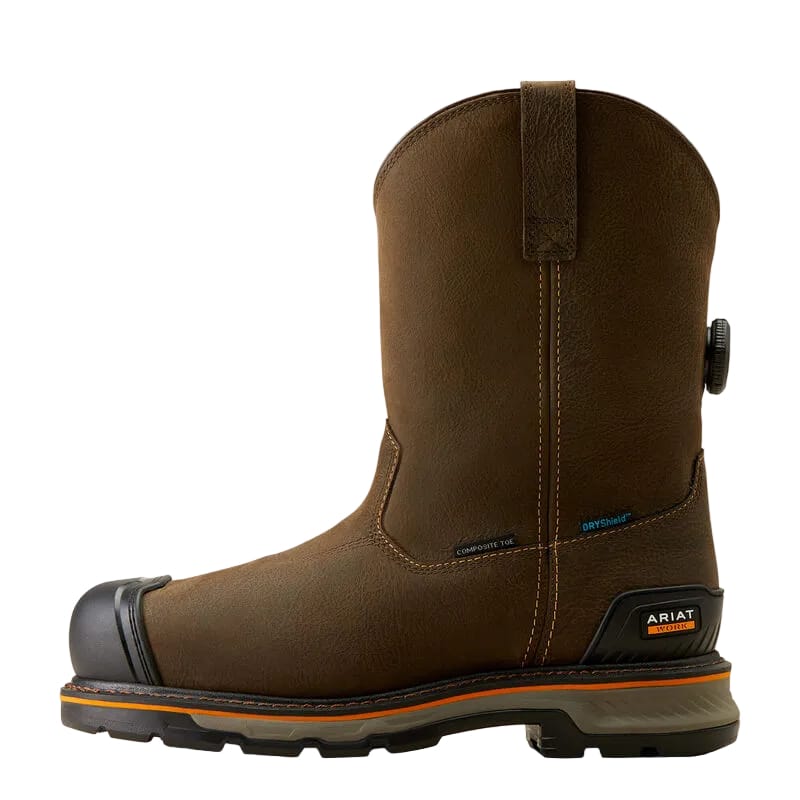 ARIAT Boots Ariat Men's Stump Jumper Pull-On BOA Waterproof Composite Toe Work Boot 10048061