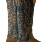 ARIAT Boots Ariat Men's Timber Tan Roughout Slatewood Wide Square Toe Cowboy Boot 10080542