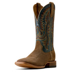 ARIAT Boots Ariat Men's Timber Tan Roughout Slatewood Wide Square Toe Cowboy Boot 10080542