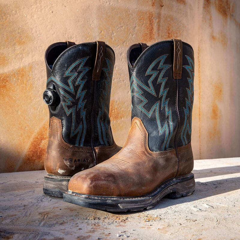 ARIAT Boots Ariat Men's  WorkHog XT BOA Wide Square Toe Carbon Toe Work Boot 10038923