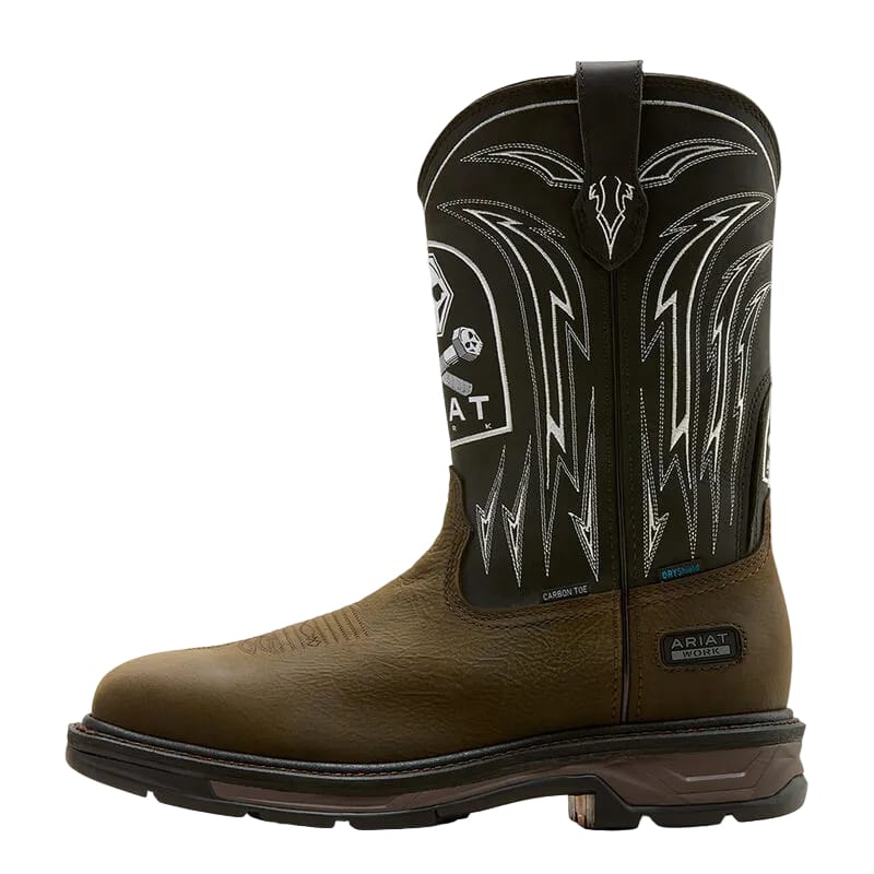 ARIAT Boots Ariat Men's WorkHog XT Bolt Skull Waterproof Work Boot 10074286