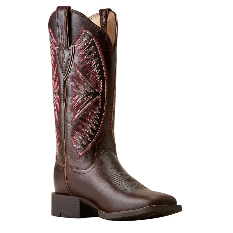 ARIAT Boots Ariat Women's Arizona Brown Round Up Ruidoso Western Boots 10080434
