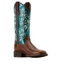 ARIAT Boots Ariat Women's Beasty Brown & Metallic Sea Round Up Western Boot 10074373