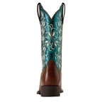 ARIAT Boots Ariat Women's Beasty Brown & Metallic Sea Round Up Western Boot 10074373