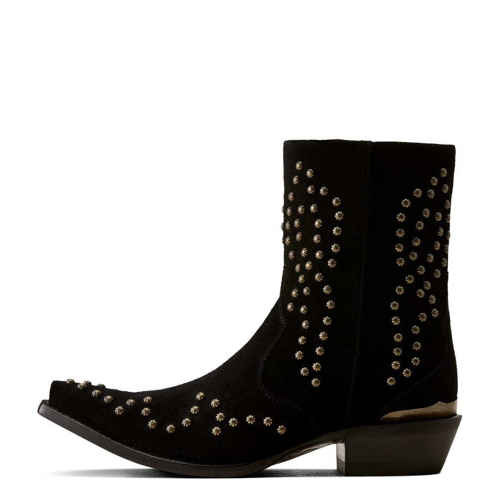 ARIAT Boots Ariat Women's Black Suede Siren X Toe Western Boot 10080356