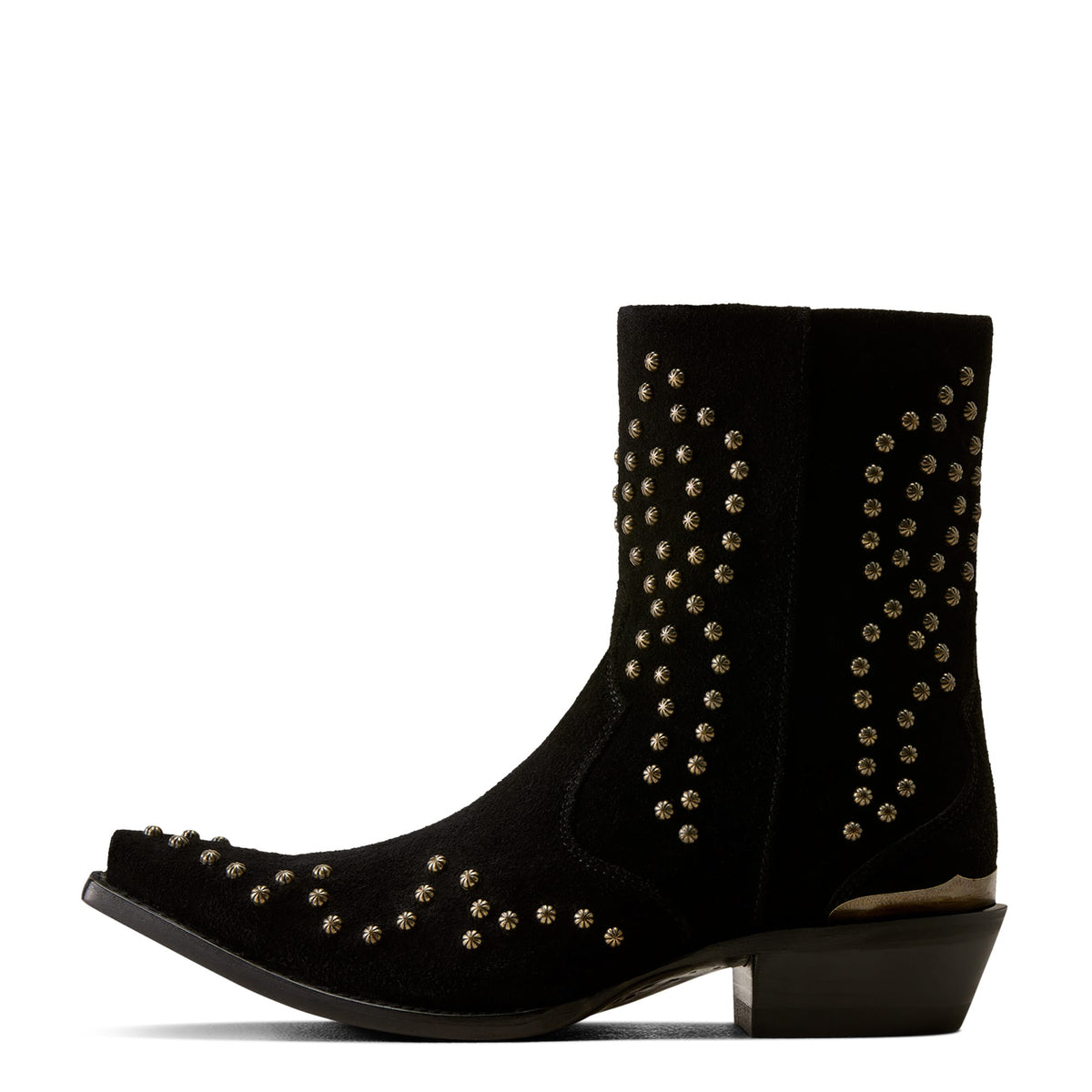 ARIAT Boots Ariat Women's Black Suede Siren X Toe Western Boot 10080356