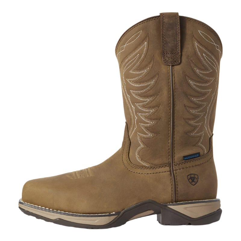 ARIAT Boots Ariat Women's Distressed Brown Anthem Waterproof Comp Toe Work Boot 10031664