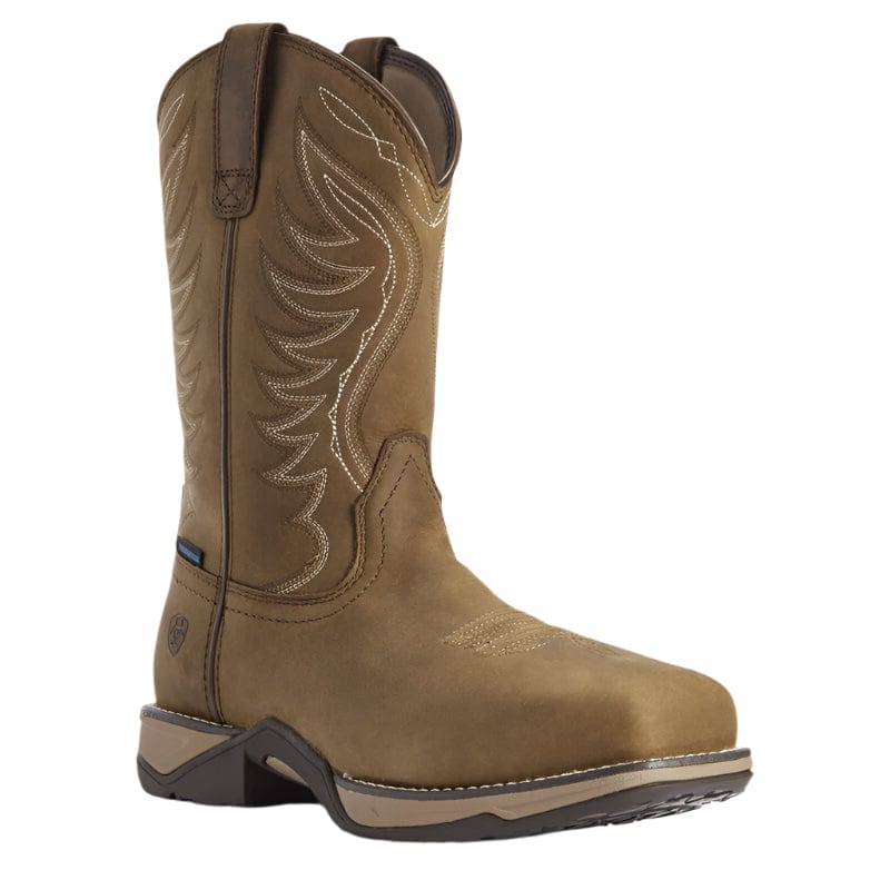 ARIAT Boots Ariat Women's Distressed Brown Anthem Waterproof Comp Toe Work Boot 10031664