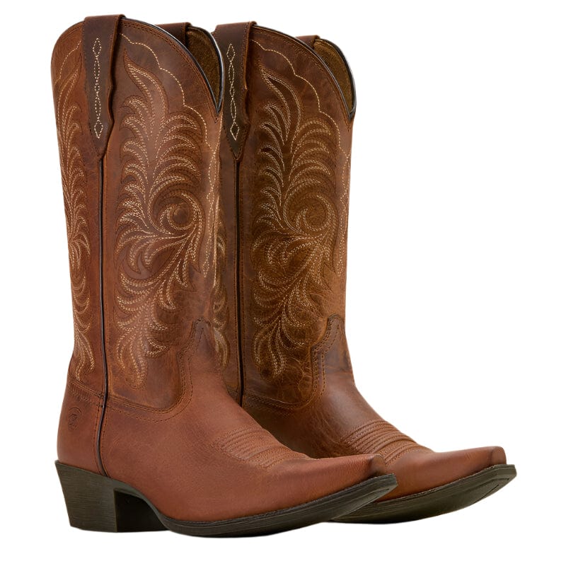 ARIAT Boots Ariat Women's Heritage Rich Oak X Toe Stretchfit Western Boot 10061307