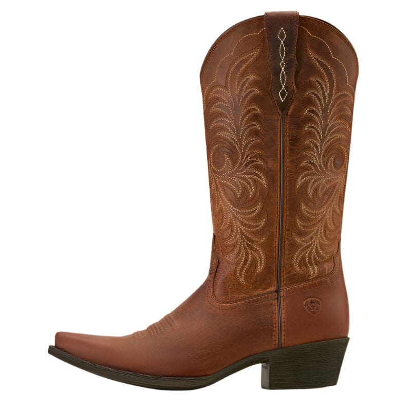 ARIAT Boots Ariat Women's Heritage Rich Oak X Toe Stretchfit Western Boot 10061307