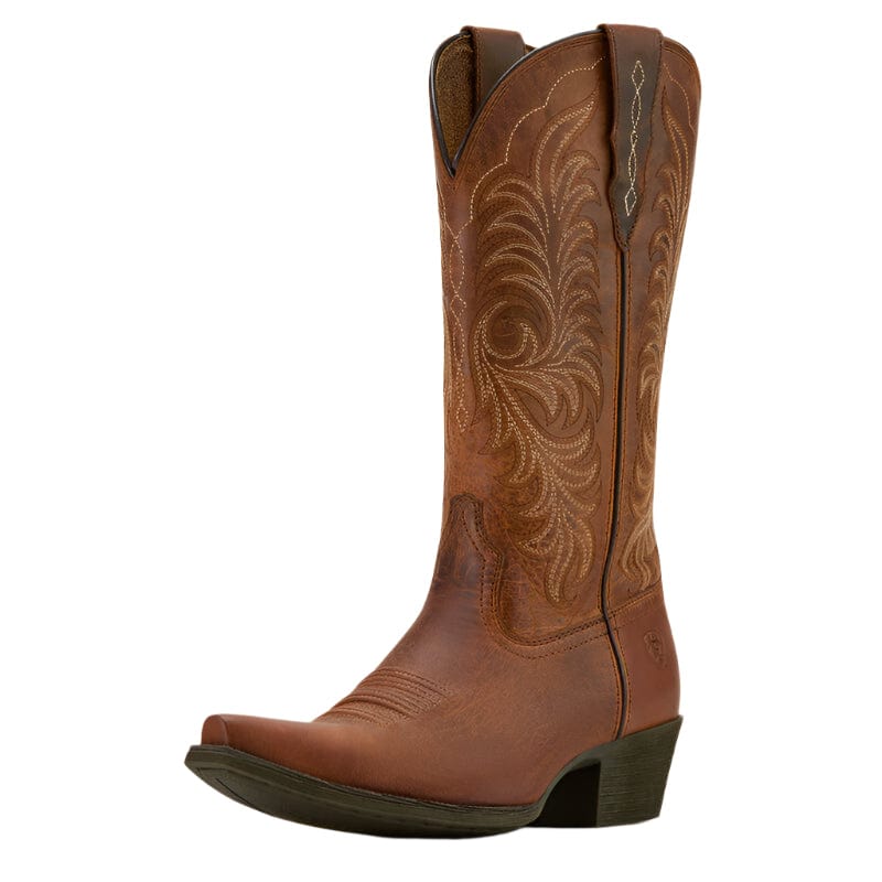 ARIAT Boots Ariat Women's Heritage Rich Oak X Toe Stretchfit Western Boot 10061307