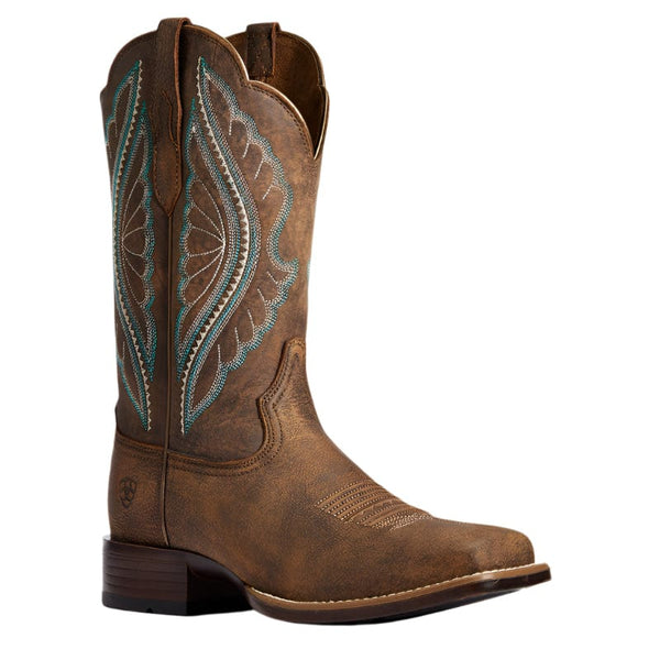 Ariat Women's Prime Time Brown Western Boots 10034163 – Russell's
