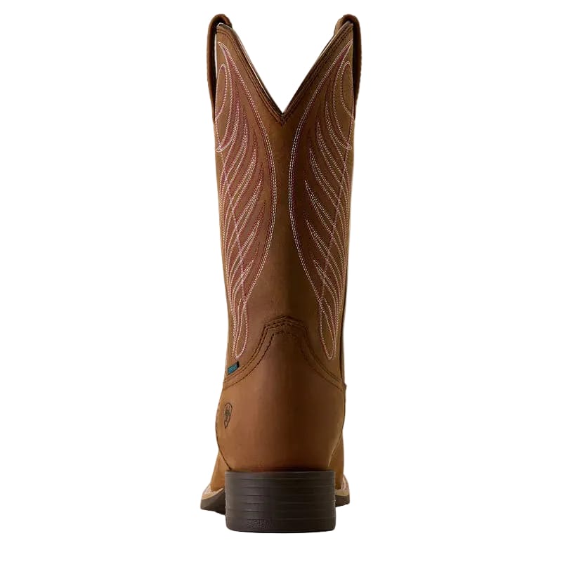 ARIAT Boots Ariat Women's Reliable Brown Round Up Waterproof Western Boot 10080420