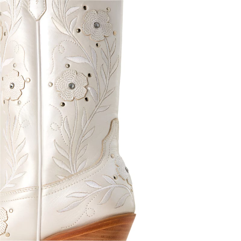 Ariat Women's Romance Pearly White Western Boot 10061310