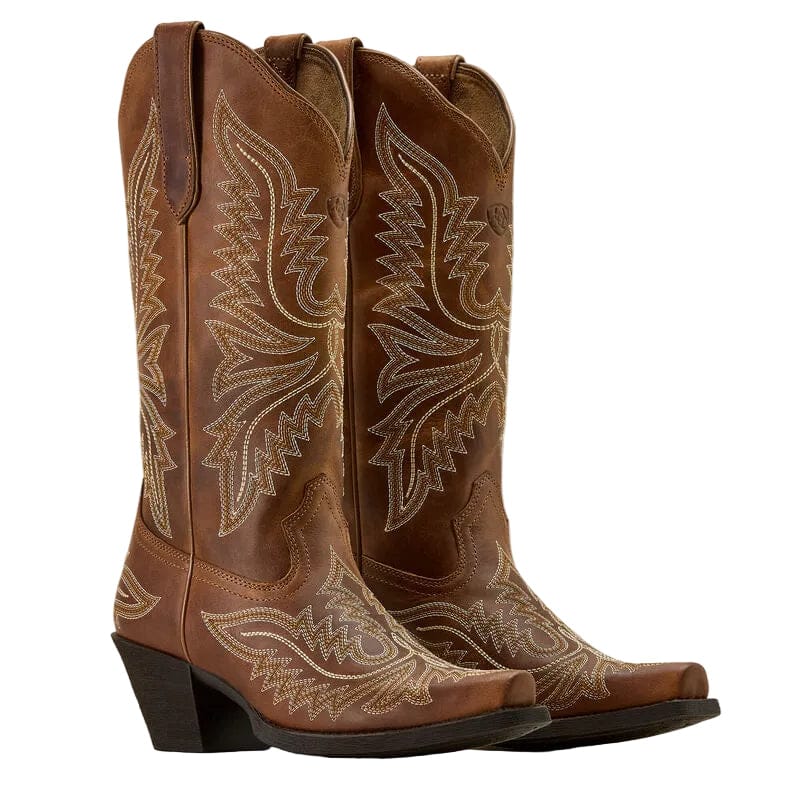 ARIAT Boots Ariat Women's Smoked Wheat Round Up Collins Western Boot 10074336