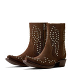ARIAT Boots Ariat Women's Walnut Suede Siren X Toe Western Boot 10080357