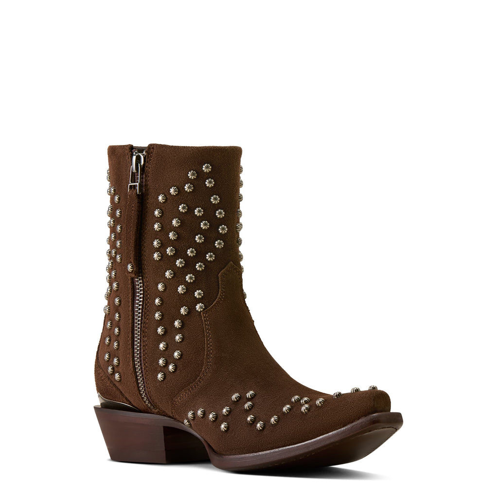 ARIAT Boots Ariat Women's Walnut Suede Siren X Toe Western Boot 10080357