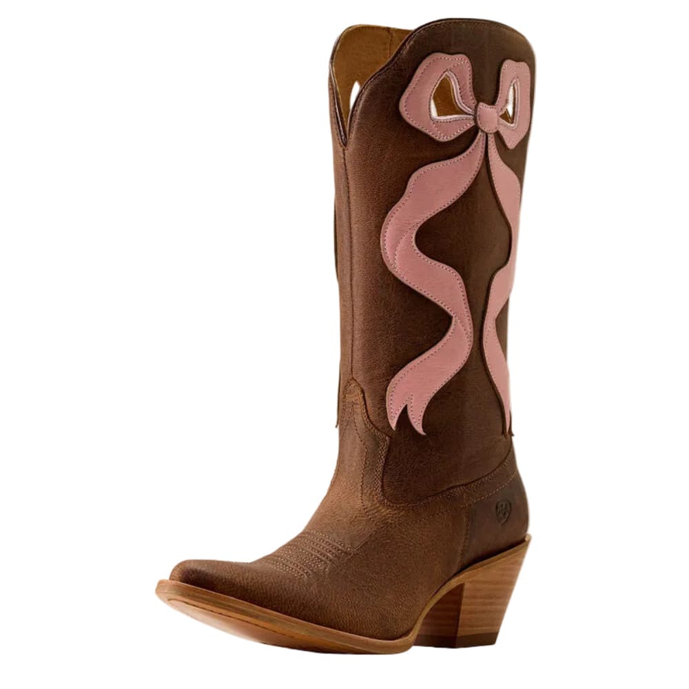 ARIAT Boots Ariat Women's Weathered Tan and Pink Beaux J Toe Western Boots 10080307