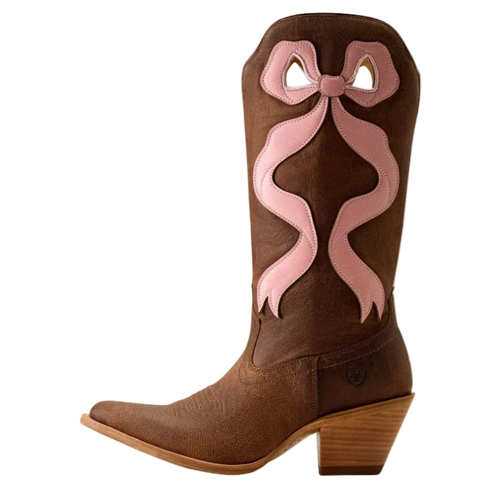 ARIAT Boots Ariat Women's Weathered Tan and Pink Beaux J Toe Western Boots 10080307