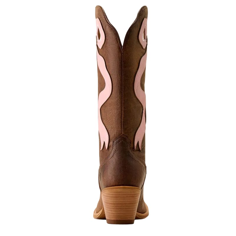 ARIAT Boots Ariat Women's Weathered Tan and Pink Beaux J Toe Western Boots 10080307