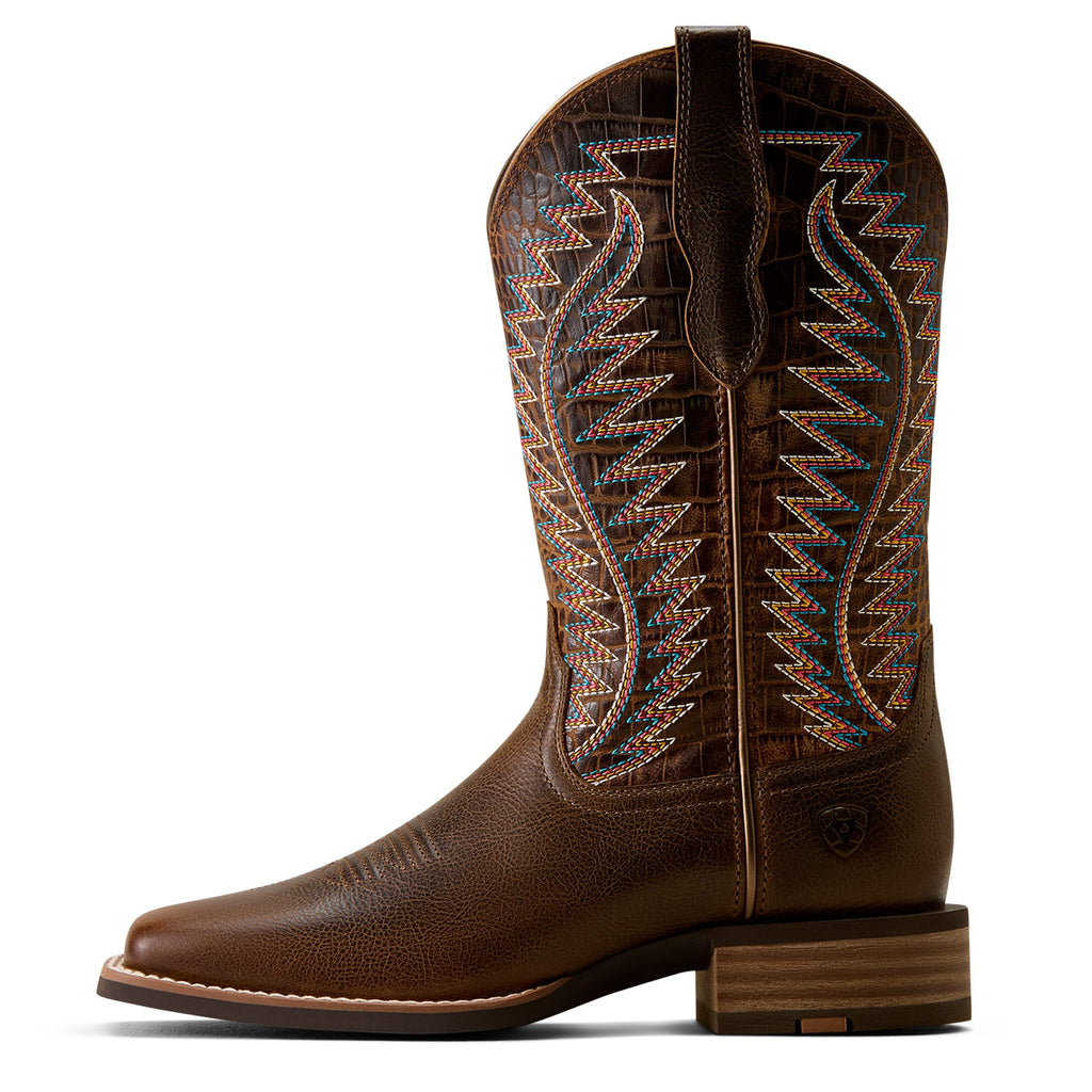 ARIAT Boots Ariat Women's Wicker Monte Vista Wide Square Toe Western Boot 10080466