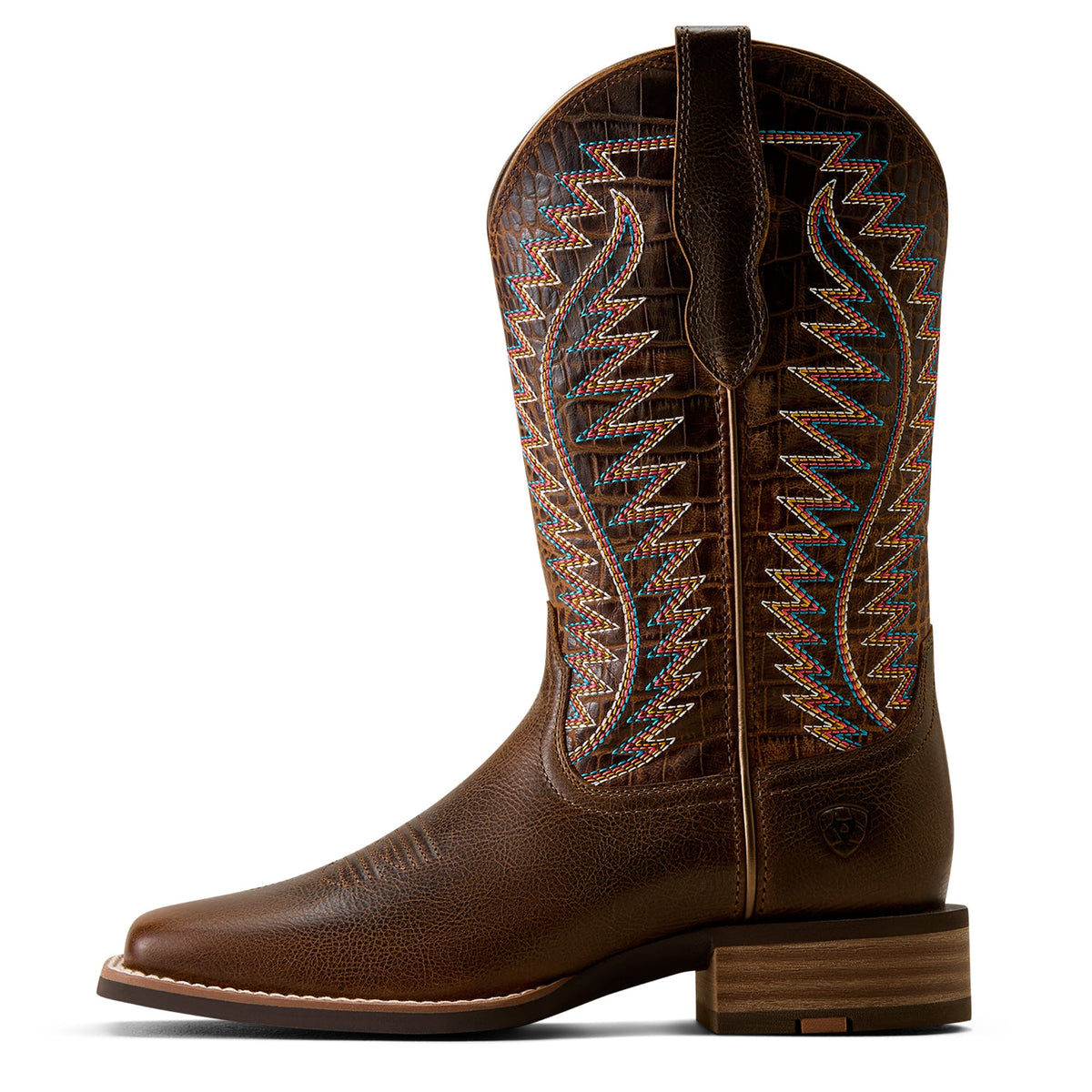 ARIAT Boots Ariat Women's Wicker Monte Vista Wide Square Toe Western Boot 10080466