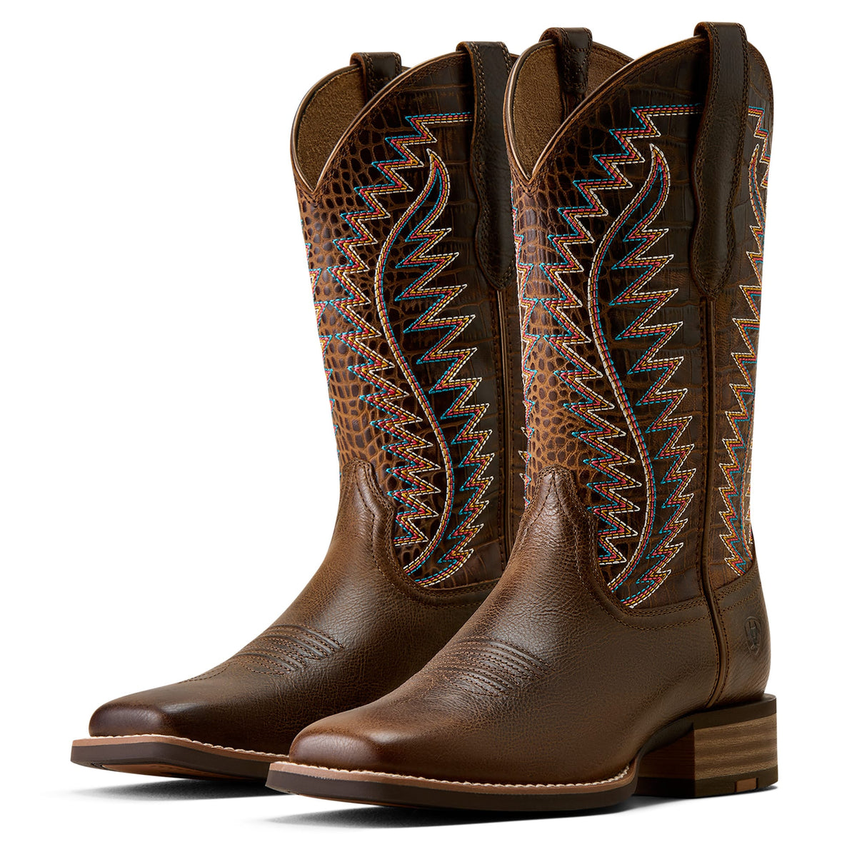 ARIAT Boots Ariat Women's Wicker Monte Vista Wide Square Toe Western Boot 10080466