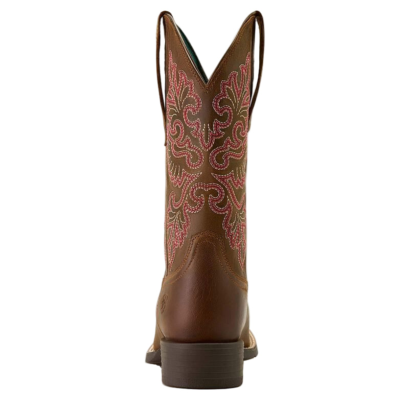 ARIAT Boots Ariat Womens Sassy Brown Round Up SretchFit Western Boot 10064078