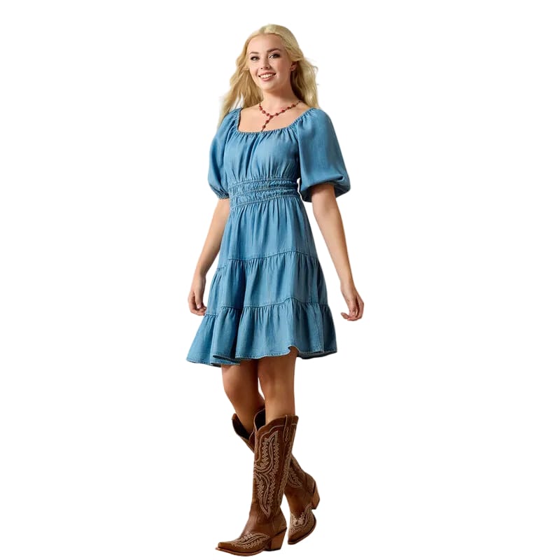 ARIAT Dresses & Skirts Ariat Women's Light Wash Indigo Juliet Dress 10071132