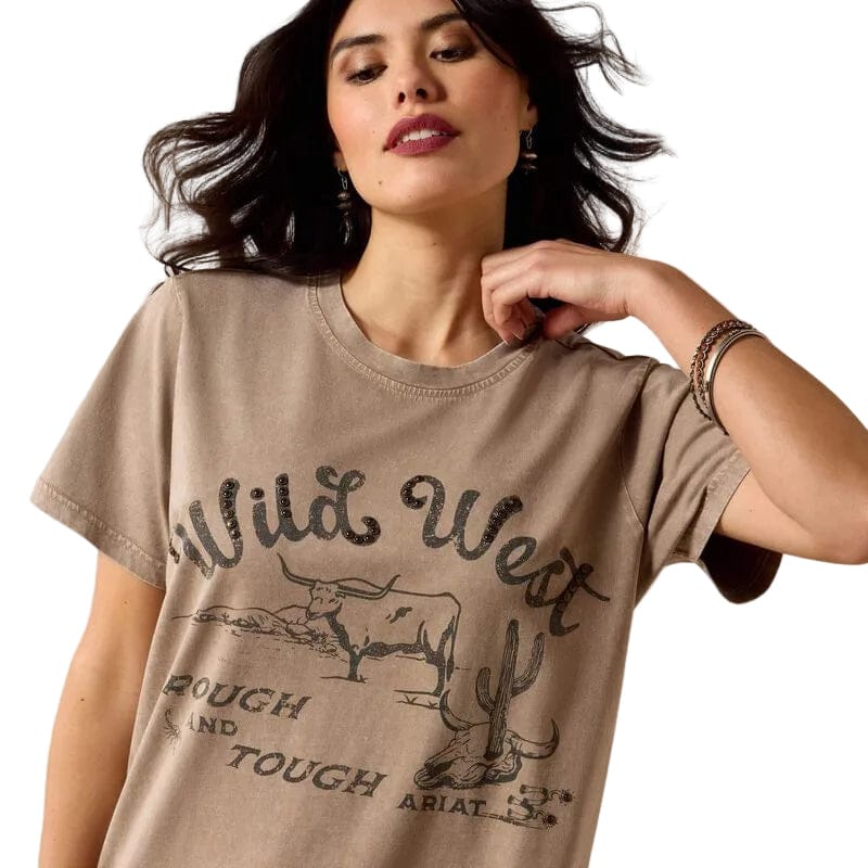 ARIAT Dresses & Skirts Ariat Women's Taupe Mineral Wash Bandito Dress 10071652