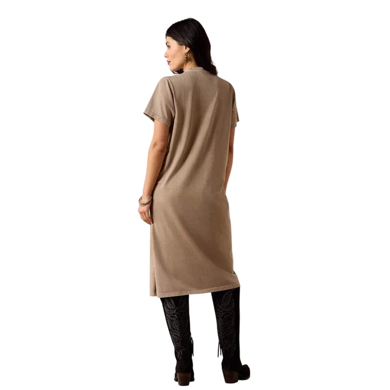 ARIAT Dresses & Skirts Ariat Women's Taupe Mineral Wash Bandito Dress 10071652