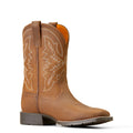 ARIAT INTERNATIONAL, INC. Boots Ariat Kids Hybird Rancher Distressed Tan Square Toe Western Boot 10047034