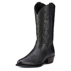ARIAT INTERNATIONAL, INC. Boots Ariat Men's Black Deertan Heritage R Toe Western Boots 10002218