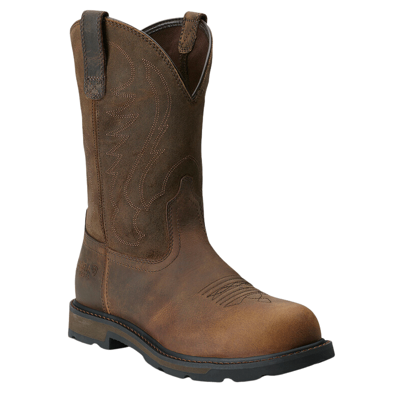 ARIAT INTERNATIONAL, INC. Boots Ariat Men's Brown Groundbreaker Steel Toe Work Boots 10014241