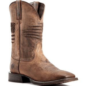 ARIAT INTERNATIONAL, INC. Boots Ariat Men's Circuit Patriot Weathered Tan Western Boots 10029699