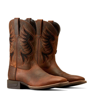 ARIAT INTERNATIONAL, INC. Boots Ariat Men's Cowpuncher VentTek Brown Oiled Rowy Square Toe Cowboy Boots 10051035