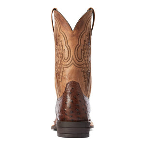 ARIAT INTERNATIONAL, INC. Boots Ariat Men's Dagger Dark Tabac Full Quill Ostrich Exotic Western Boots 10042475