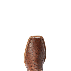 ARIAT INTERNATIONAL, INC. Boots Ariat Men's Dagger Dark Tabac Full Quill Ostrich Exotic Western Boots 10042475