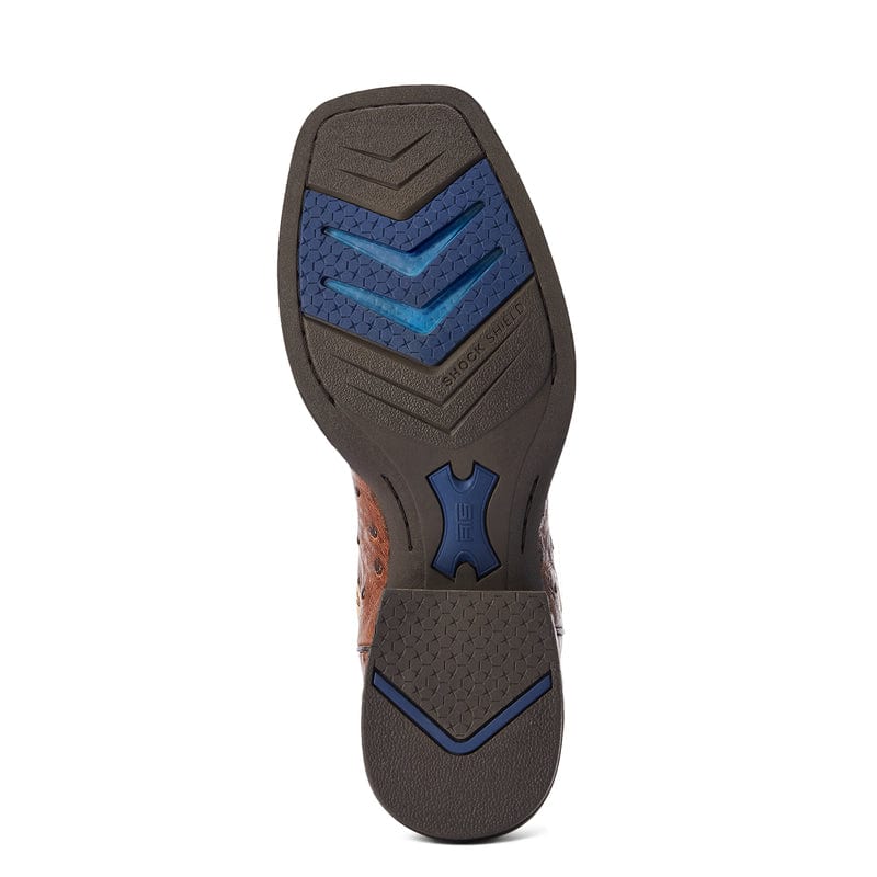 ARIAT INTERNATIONAL, INC. Boots Ariat Men's Dagger Dark Tabac Full Quill Ostrich Exotic Western Boots 10042475