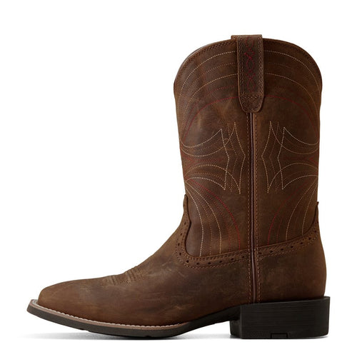 ARIAT INTERNATIONAL, INC. Boots Ariat Men's Distressed Brown Sport Wide Square Toe Western Boots 10010963