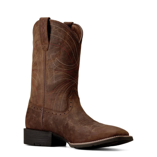 ARIAT INTERNATIONAL, INC. Boots Ariat Men's Distressed Brown Sport Wide Square Toe Western Boots 10010963