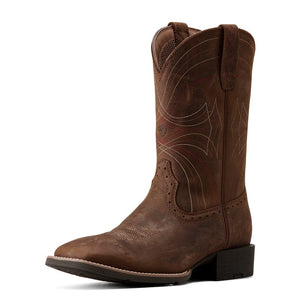 ARIAT INTERNATIONAL, INC. Boots Ariat Men's Distressed Brown Sport Wide Square Toe Western Boots 10010963