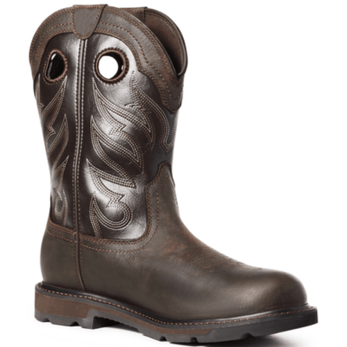 ARIAT INTERNATIONAL, INC. Boots Ariat Men's Groundwork Dark Brown Waterproof Work Boots 10035965