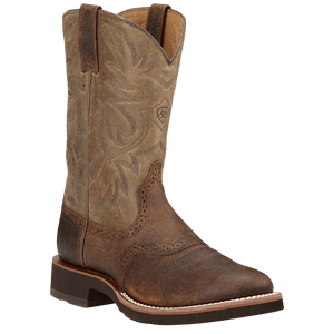 Ariat round toe western boots sales