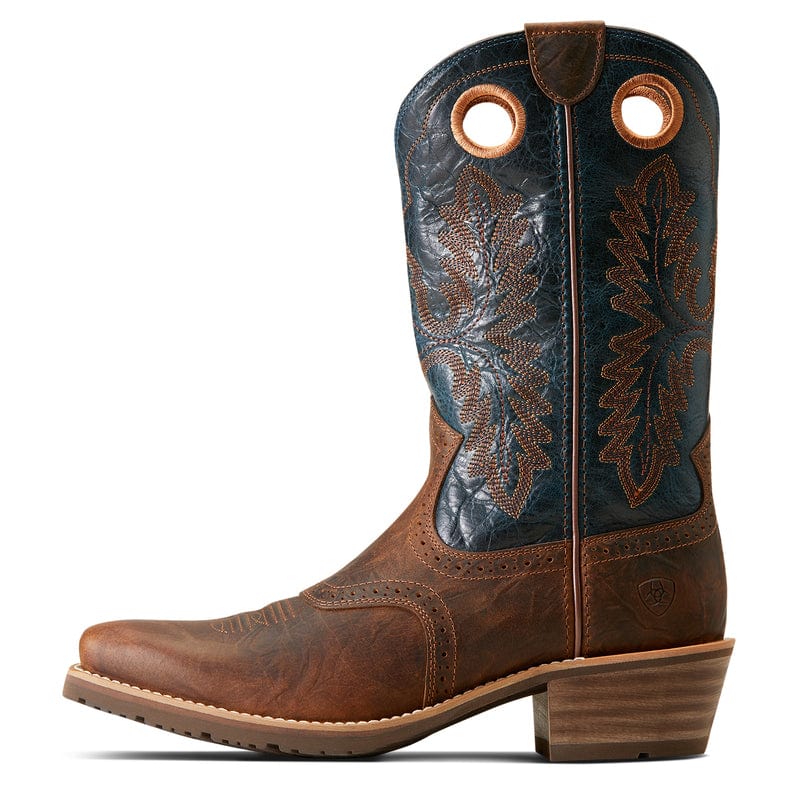 ARIAT INTERNATIONAL, INC. Boots Ariat Men's Hybrid Roughstock Fiery Brown Crunch Western Boots 10046831